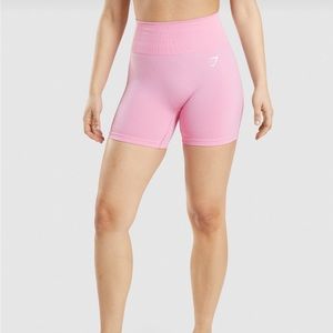 Pink Gymshark shorts for woman